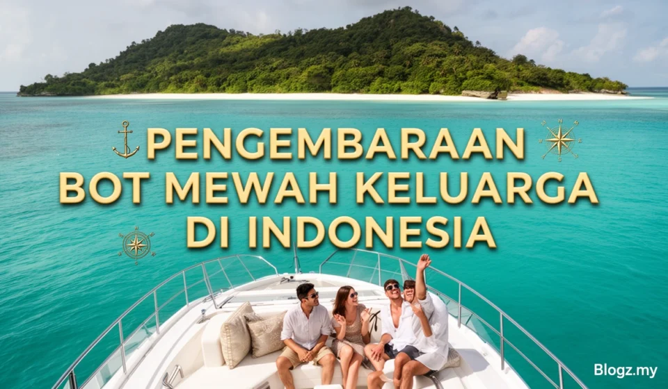 Pengembaraan bot mewah keluarga di Indonesia
