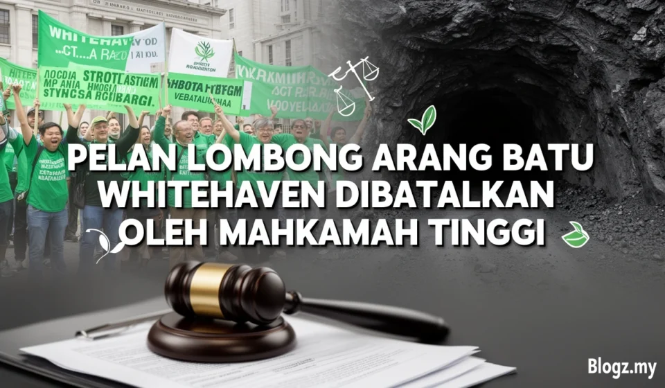 Pelan lombong arang batu Whitehaven dibatalkan oleh Mahkamah Tinggi