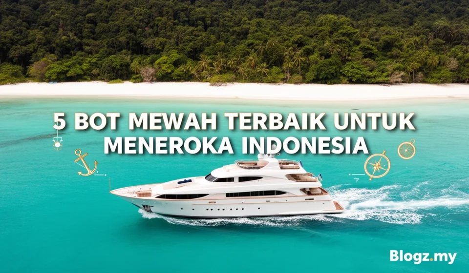 5 bot mewah terbaik untuk meneroka Indonesia