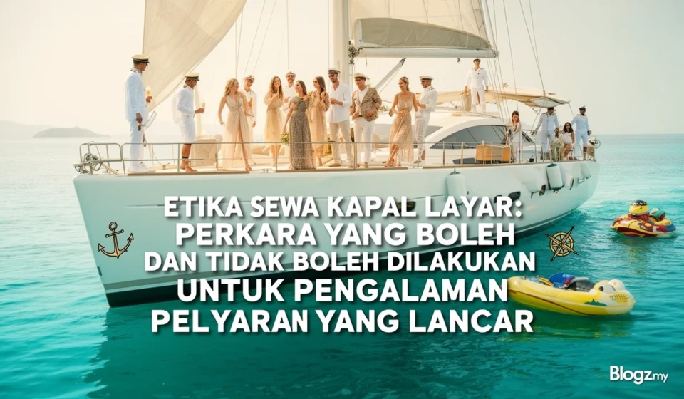Etika sewa kapal layar: Perkara yang boleh dan tidak boleh dilakukan untuk pengalaman pelayaran yang lancar