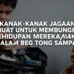 Kanak-kanak dalam jagaan dibuat untuk membungkus kehidupan mereka dalam beg tong sampah