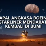 Kapal angkasa Boeing Starliner mendarat kembali di Bumi