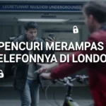 Pencuri merampas telefonnya di London
