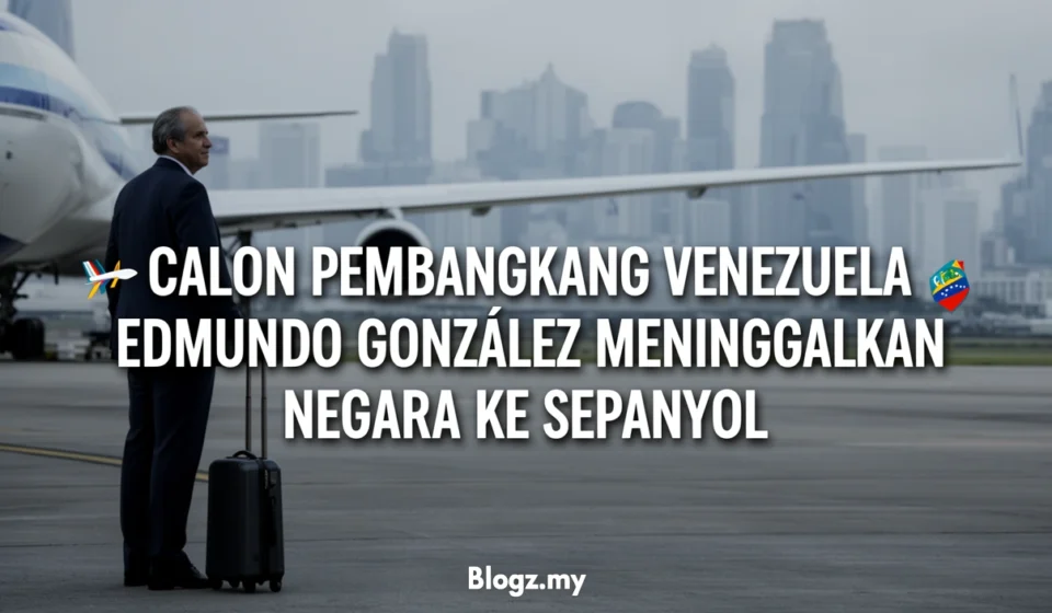 Calon pembangkang Venezuela Edmundo González meninggalkan negara ke Sepanyol