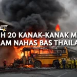 Lebih 20 kanak-kanak maut dalam nahas bas Thailand