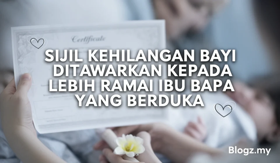 Sijil kehilangan bayi ditawarkan kepada lebih ramai ibu bapa yang berduka