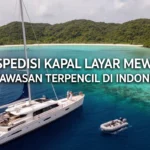 Ekspedisi kapal layar mewah di kawasan terpencil di Indonesia