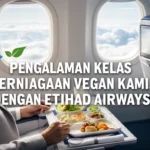 Pengalaman kelas perniagaan vegan kami dengan Etihad Airways Pengalaman kelas perniagaan vegan kami dengan Etihad Airways