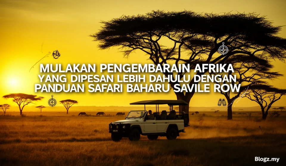 Mulakan pengembaraan Afrika yang dipesan lebih dahulu dengan panduan safari baharu Savile Row