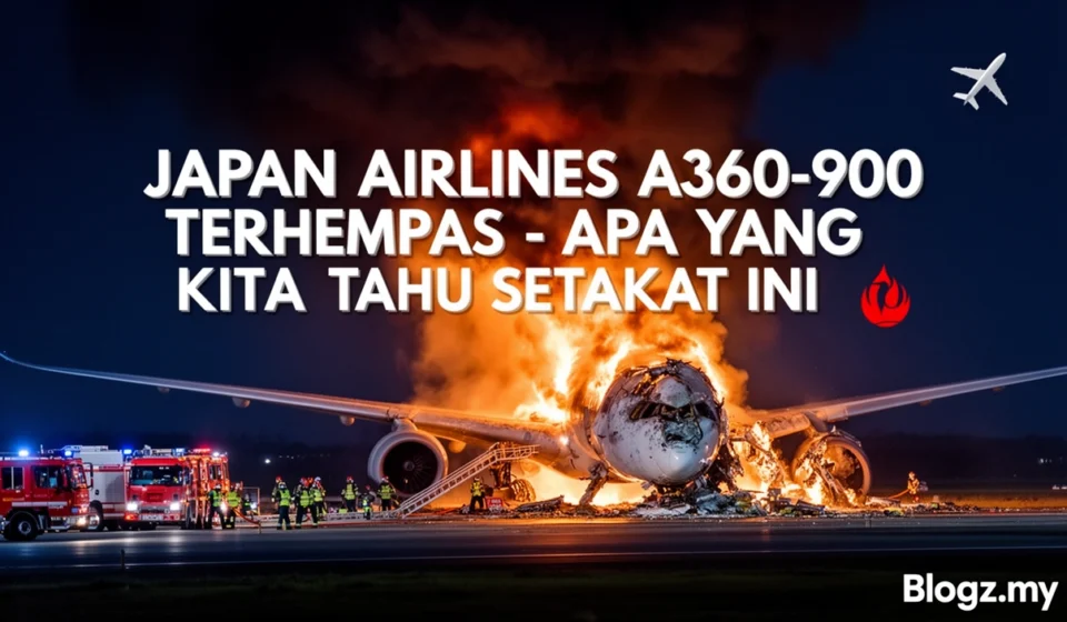 Japan Airlines A350-900 terhempas - apa yang kita tahu setakat ini