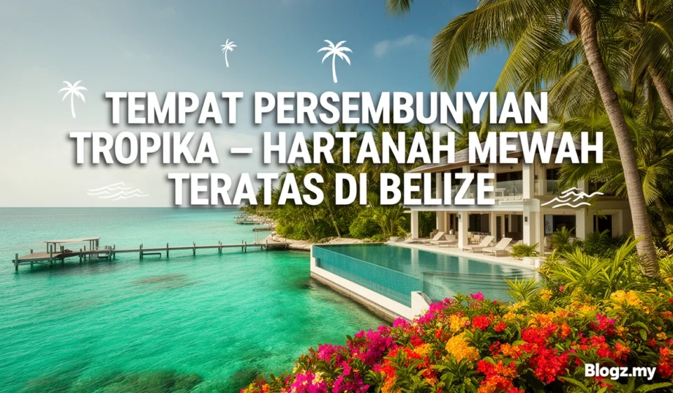 Tempat persembunyian tropika - hartanah mewah teratas di Belize