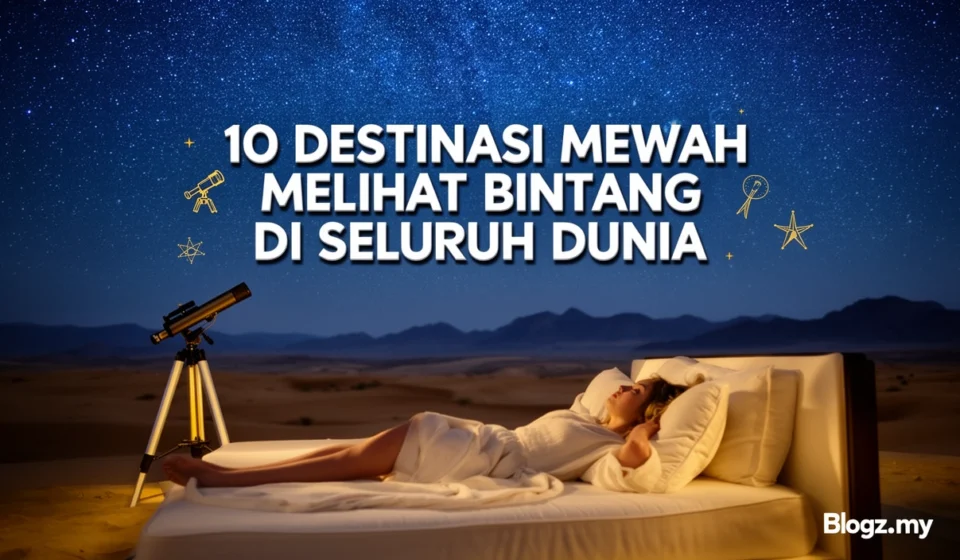 10 destinasi mewah melihat bintang di seluruh dunia
