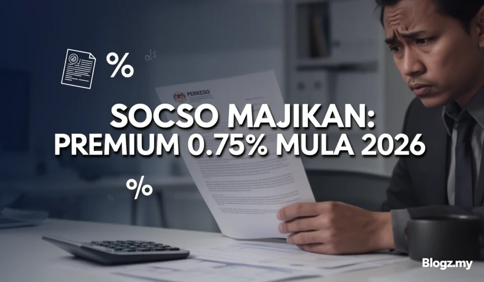 Socso Majikan: Premium 0.75% Mula 2026