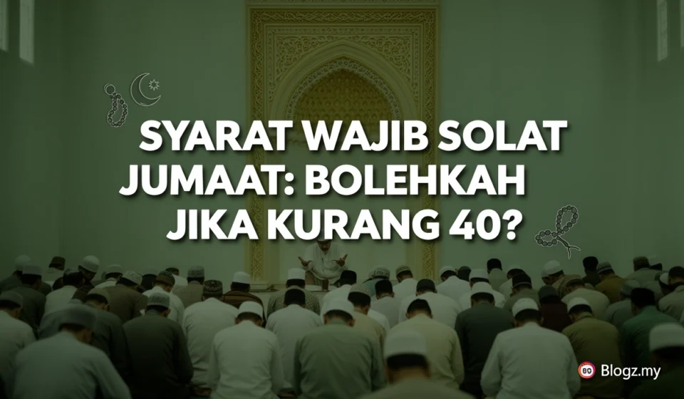 Syarat Wajib Solat Jumaat: Bolehkah Jika Kurang 40?