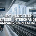 LRT Hang Tuah Stesen Interchange Ampang Sri Petaling