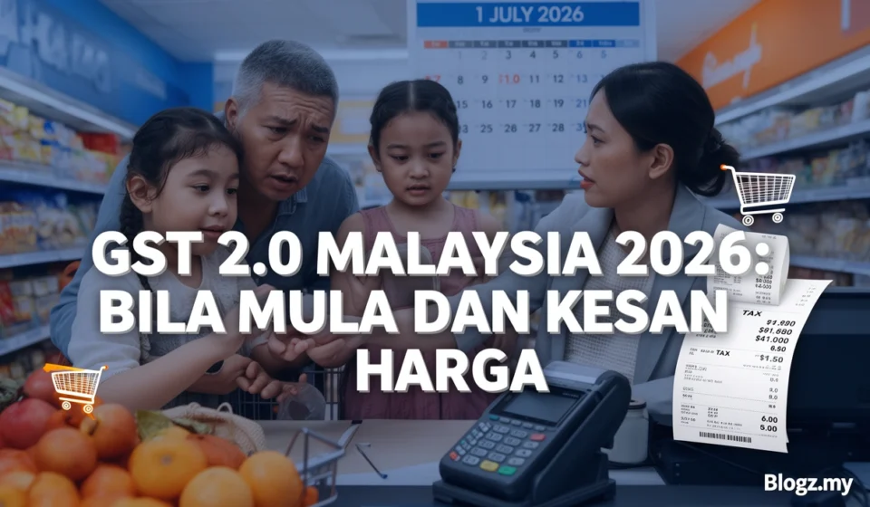 GST 2.0 Malaysia 2026: Bila Mula dan Kesan Harga