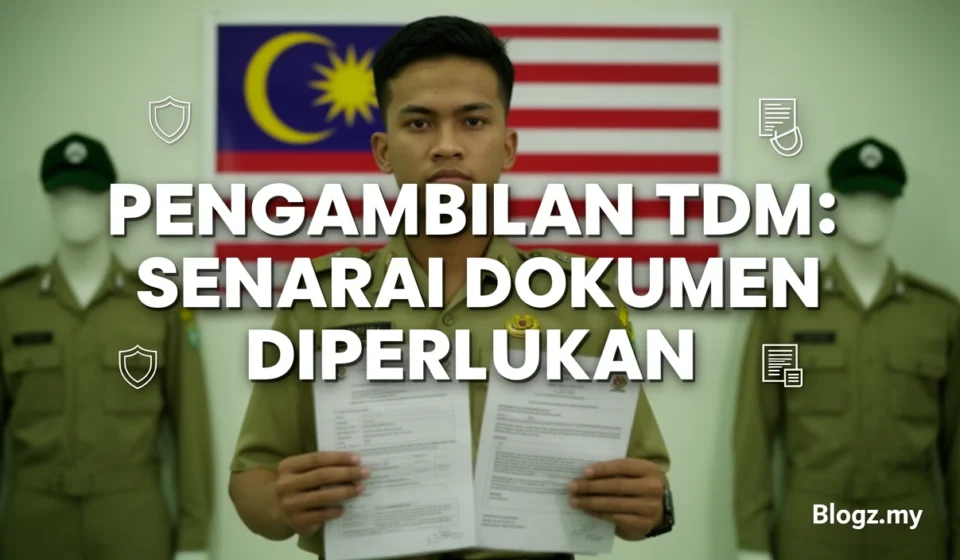 Pengambilan TDM: Senarai Dokumen Diperlukan