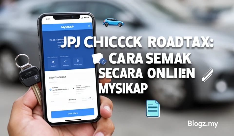 JPJ Check Roadtax: Cara Semak Secara Online MySIKAP