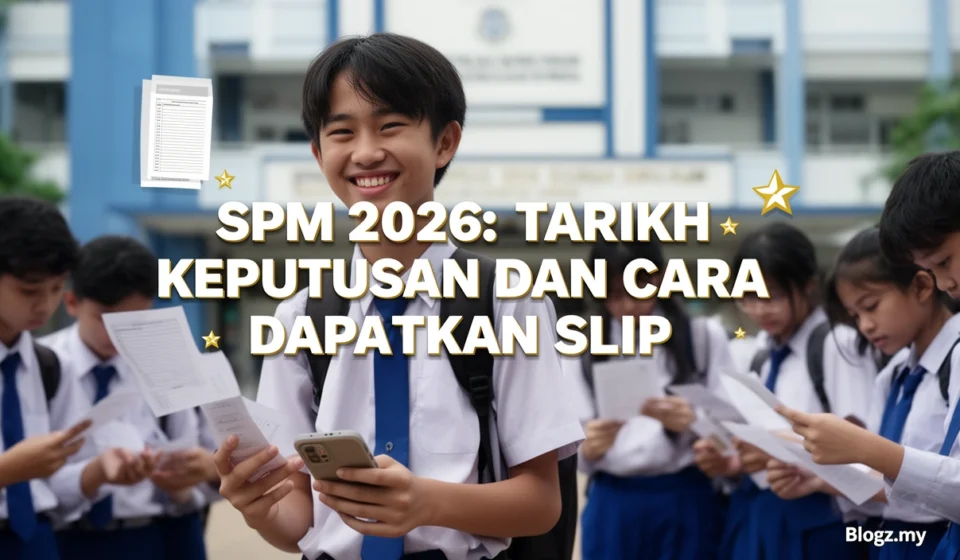 SPM 2026: Tarikh Keputusan dan Cara Dapatkan Slip