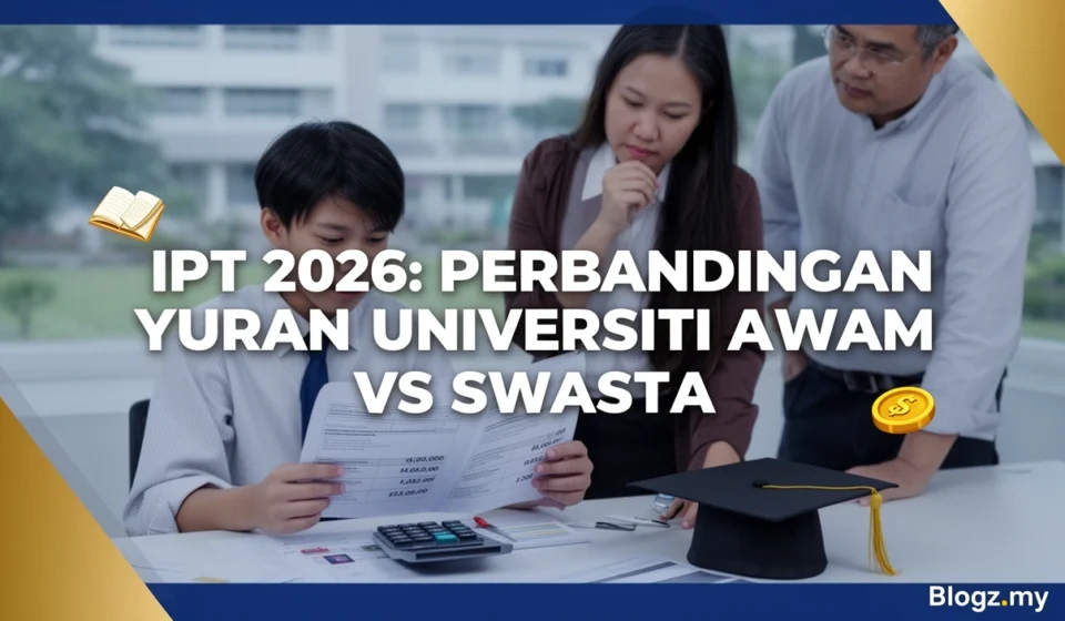 IPT 2026: Perbandingan Yuran Universiti Awam vs Swasta