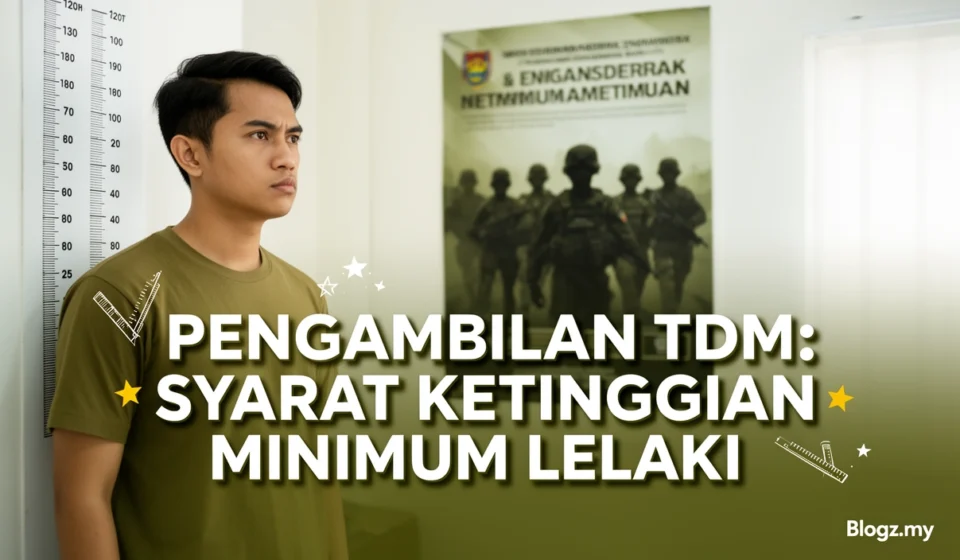 Pengambilan TDM: Syarat Ketinggian Minimum Lelaki