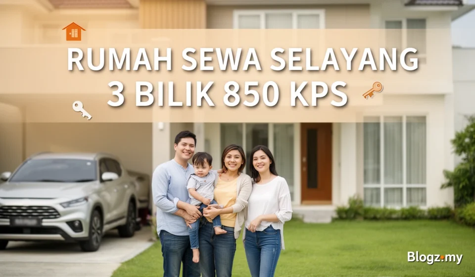 Rumah Sewa Selayang 3 Bilik 850 kps