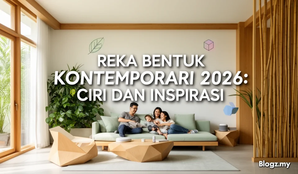 Reka Bentuk Kontemporari 2026: Ciri dan Inspirasi