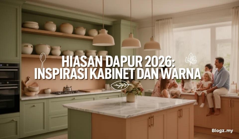Hiasan Dapur 2026: Inspirasi Kabinet dan Warna
