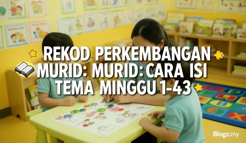 Rekod Perkembangan Murid: Cara Isi Tema Minggu 1-43