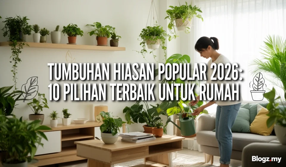 Tumbuhan Hiasan Popular 2026: 10 Pilihan Terbaik untuk Rumah