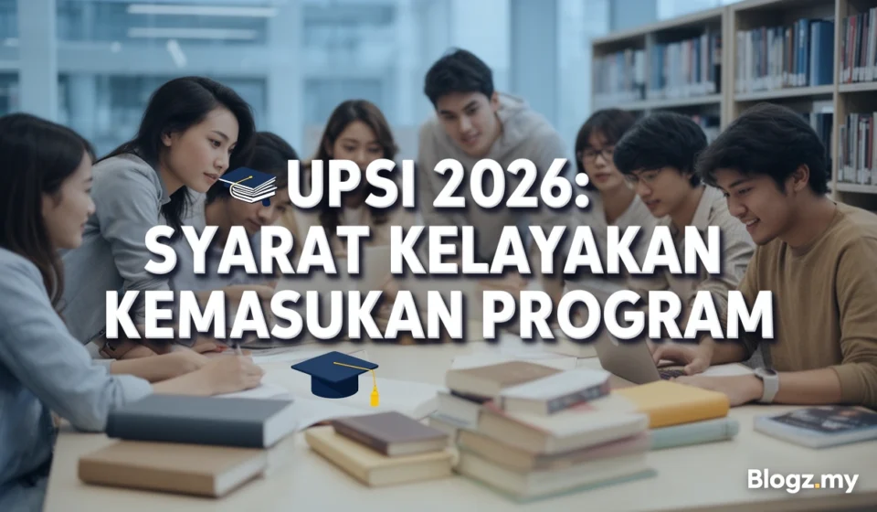 UPSI 2026: Syarat Kelayakan Kemasukan Program