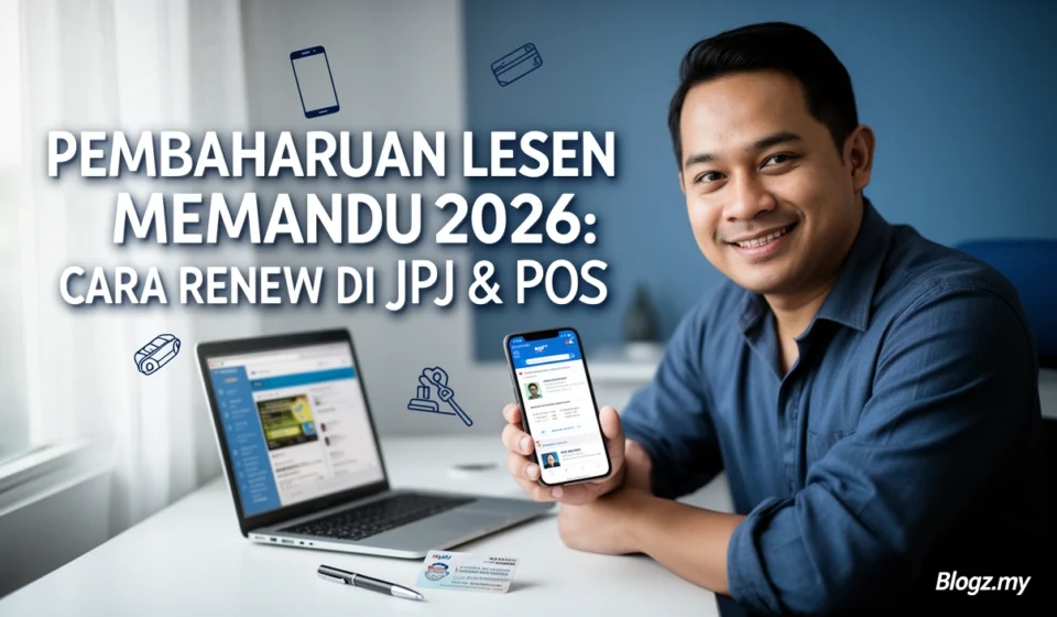 Pembaharuan Lesen Memandu 2026: Cara Renew di JPJ & Pos