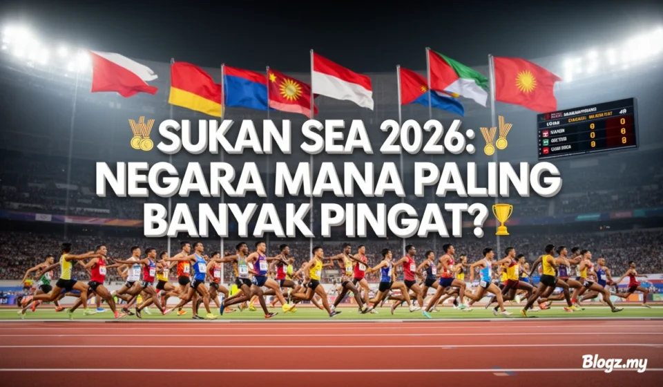 Sukan SEA 2026: Negara Mana Paling Banyak Pingat?