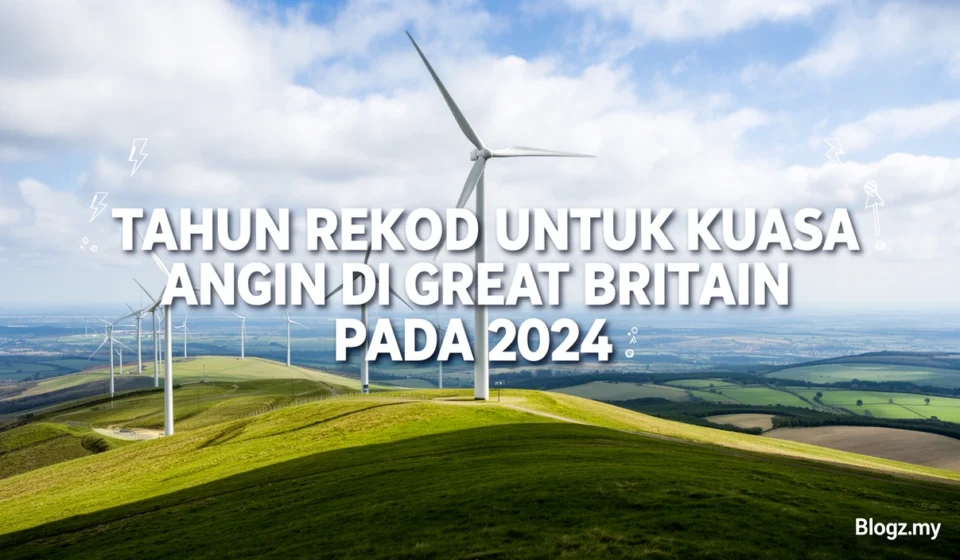 Tahun rekod untuk kuasa angin di Great Britain pada 2024