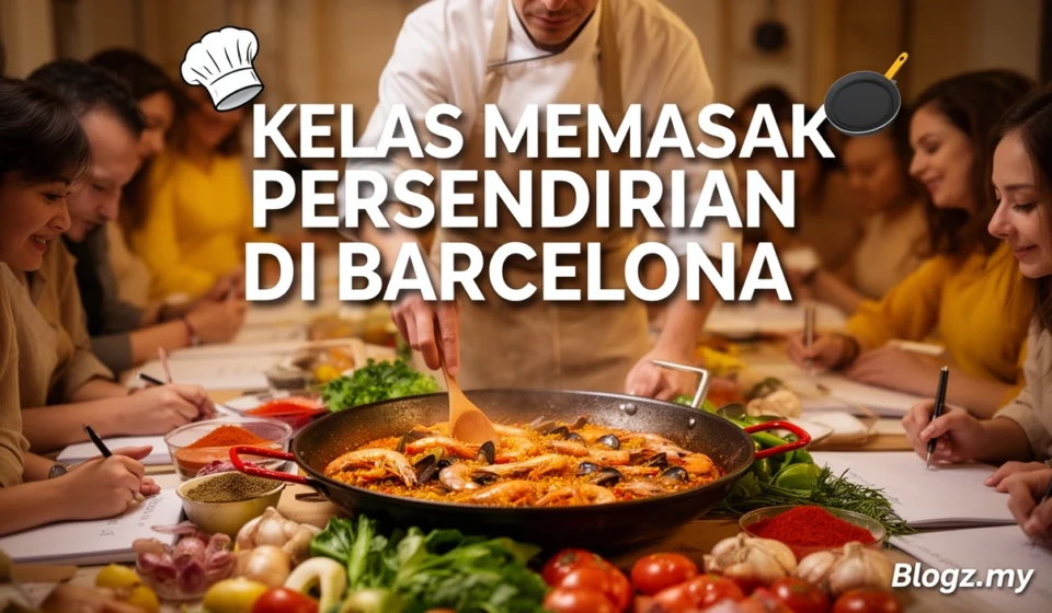 Kelas memasak persendirian di Barcelona