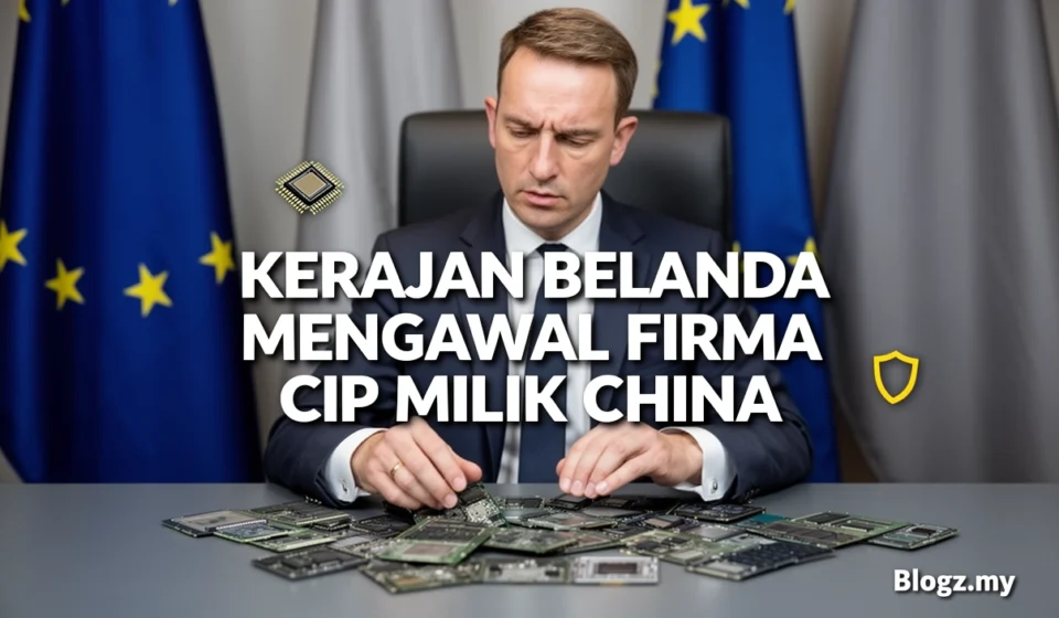 Kerajaan Belanda mengawal firma cip milik China