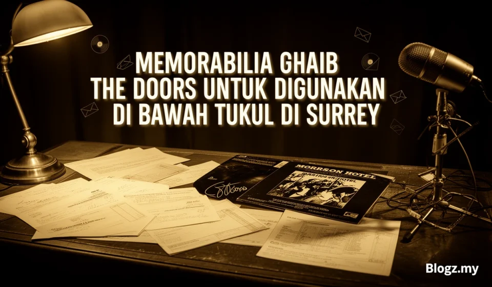 Memorabilia ghaib The Doors untuk digunakan di bawah tukul di Surrey