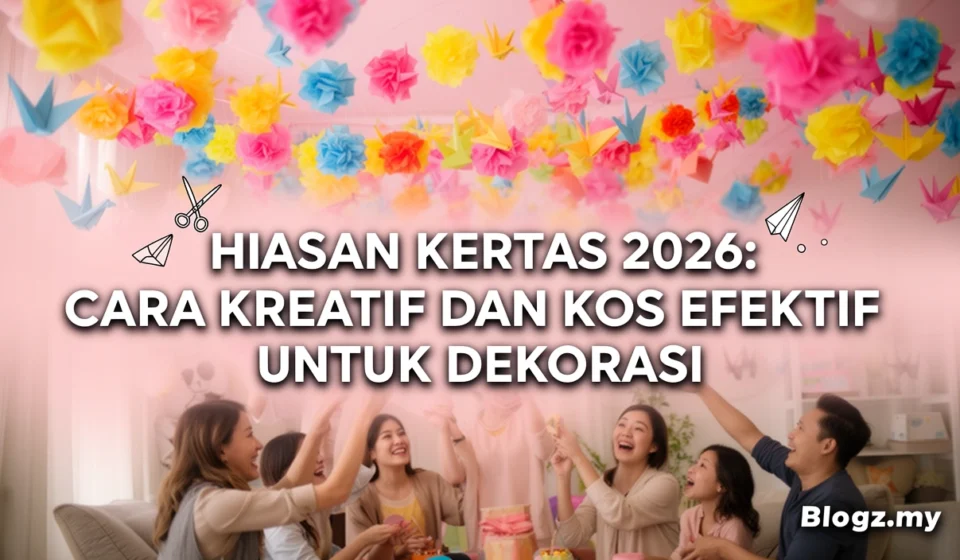 Hiasan Kertas 2026: Cara Kreatif dan Kos Efektif untuk Dekorasi
