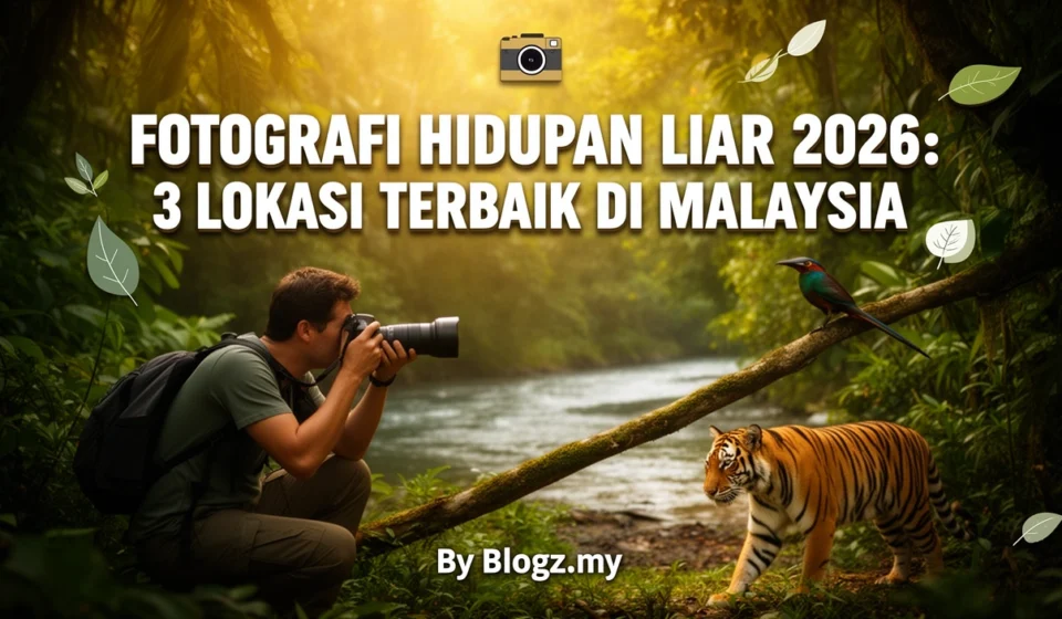 Fotografi Hidupan Liar 2026: 3 Lokasi Terbaik di Malaysia