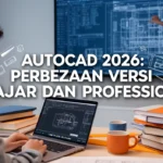 AutoCAD 2026: Perbezaan Versi Pelajar dan Professional