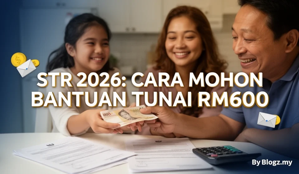 STR 2026: Cara Mohon Bantuan Tunai RM600