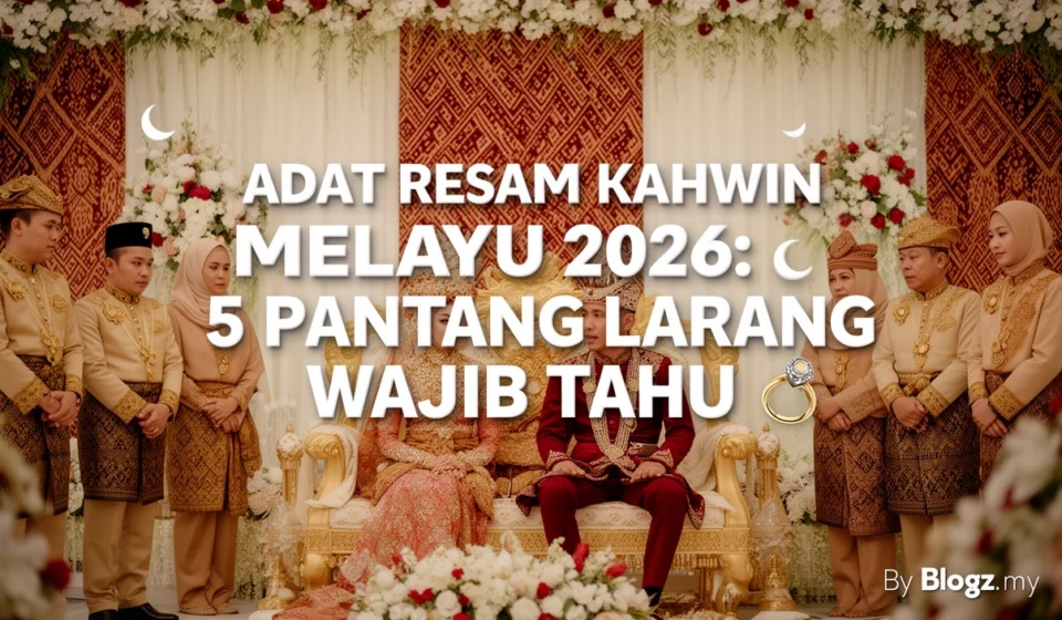 Adat Resam Kahwin Melayu 2026: 5 Pantang Larang Wajib Tahu