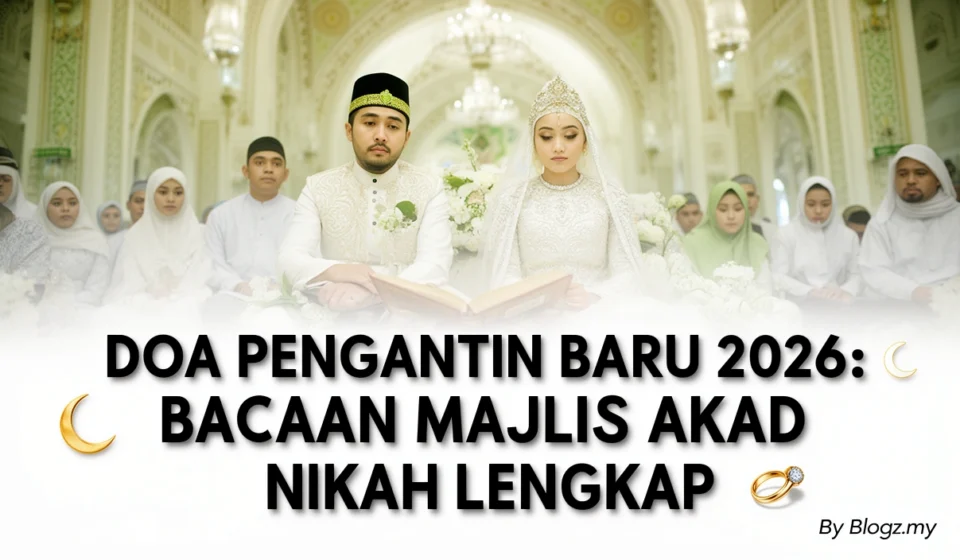 Doa Pengantin Baru 2026: Bacaan Majlis Akad Nikah Lengkap