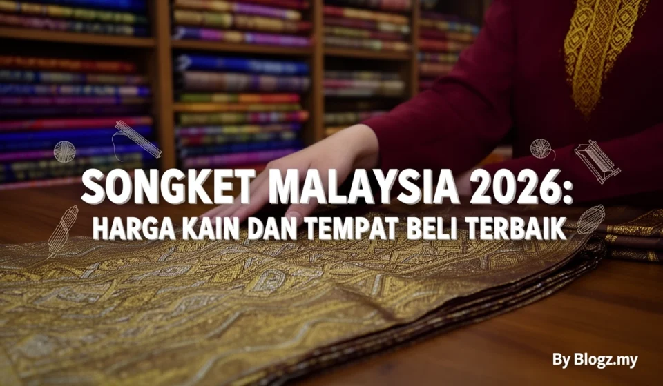 Songket Malaysia 2026: Harga Kain dan Tempat Beli Terbaik