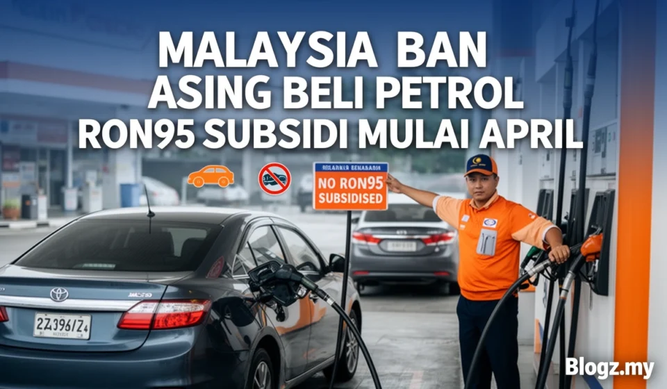 Malaysia Ban Asing Beli Petrol RON95 Subsidi Mulai April