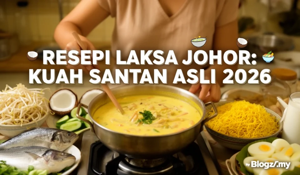 Resepi Laksa Johor: Kuah Santan Asli 2026