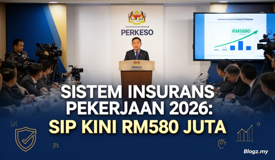 Sistem Insurans Pekerjaan 2026: SIP Kini RM580 Juta