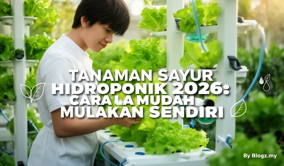 Tanaman Sayur Hidroponik 2026: Cara Mudah Mulakan Sendiri