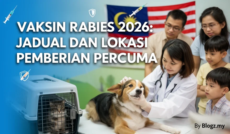 Vaksin Rabies 2026: Jadual dan Lokasi Pemberian Percuma