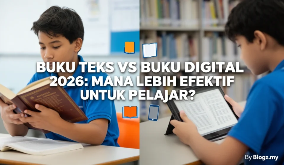 Buku Teks vs Buku Digital 2026: Mana Lebih Efektif untuk Pelajar?
